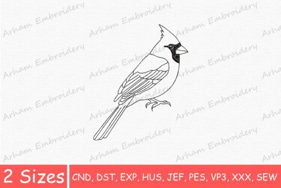 Cardinal Bird: A Festive Embroidery Review