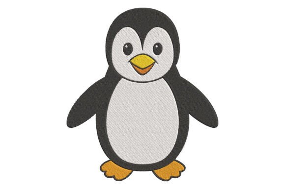 Cute Penguin Embroidery Design Review for Merch
