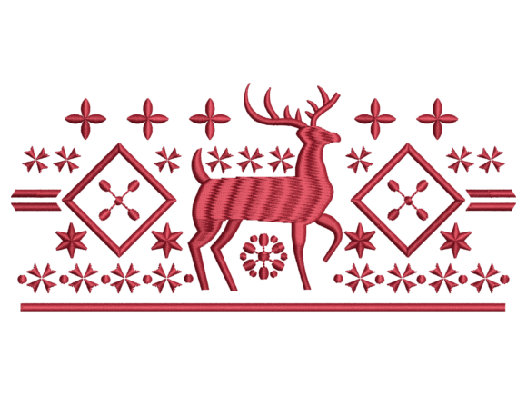 Ethnic Deer Embroidery Design Review