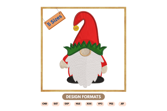 Review: Christmas Elf Gnome Embroidery Design