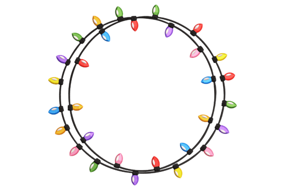 Review: Christmas Light Circle for Boutique Sweatshirts