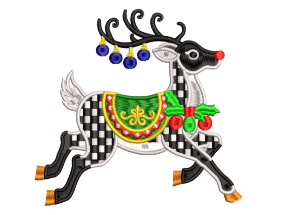 Review: Christmas Reindeer Embroidery Design
