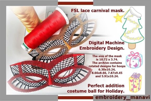 Review: FSL Lace Masquerade Mask Design