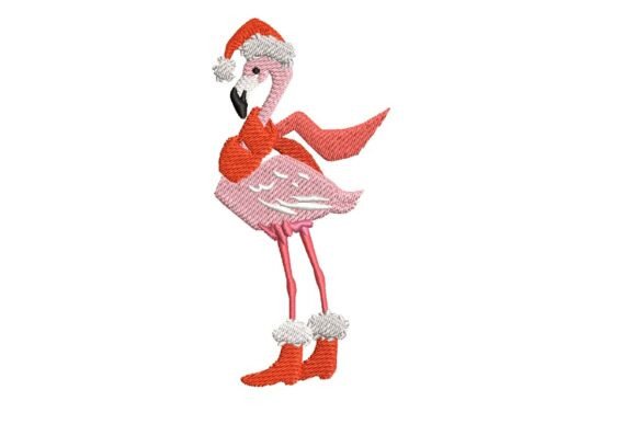 Review: Winter Christmas Flamingo Bird Design