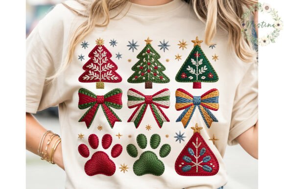 Reviewing Christmas Embroidery Clipart Bundle PNG