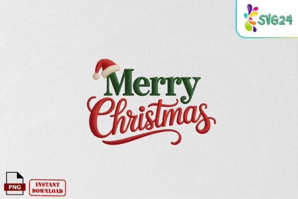 Reviewing Merry Christmas Text Style Embroidery PN