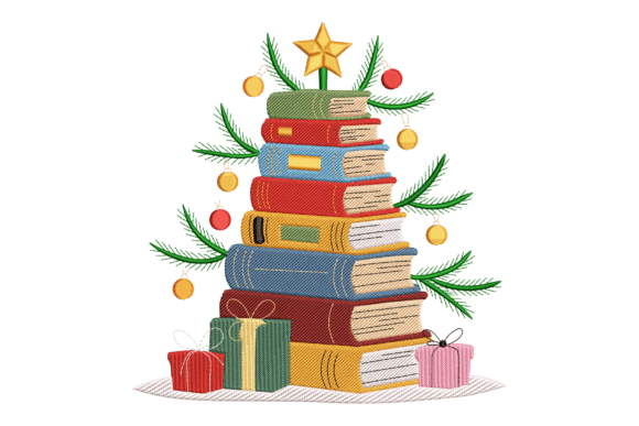 Reviewing Stacked Books Christmas for Holiday Crafts