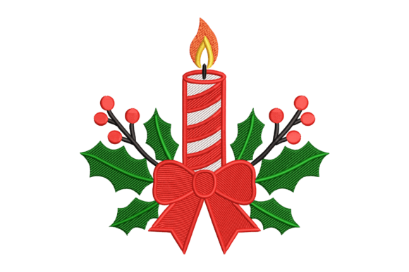 Reviewing the Christmas Candle Embroidery Design for Holiday Sales
