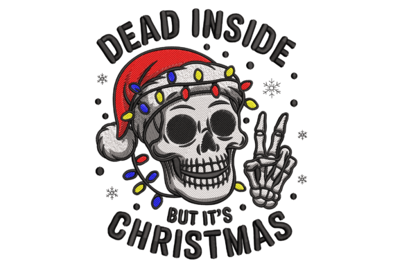 Reviewing the Christmas Skeleton Embroidery Design