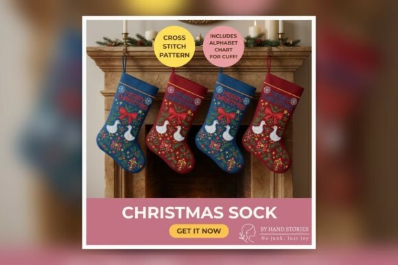 Reviewing the Christmas Sock Cross Stitch Pattern PDF